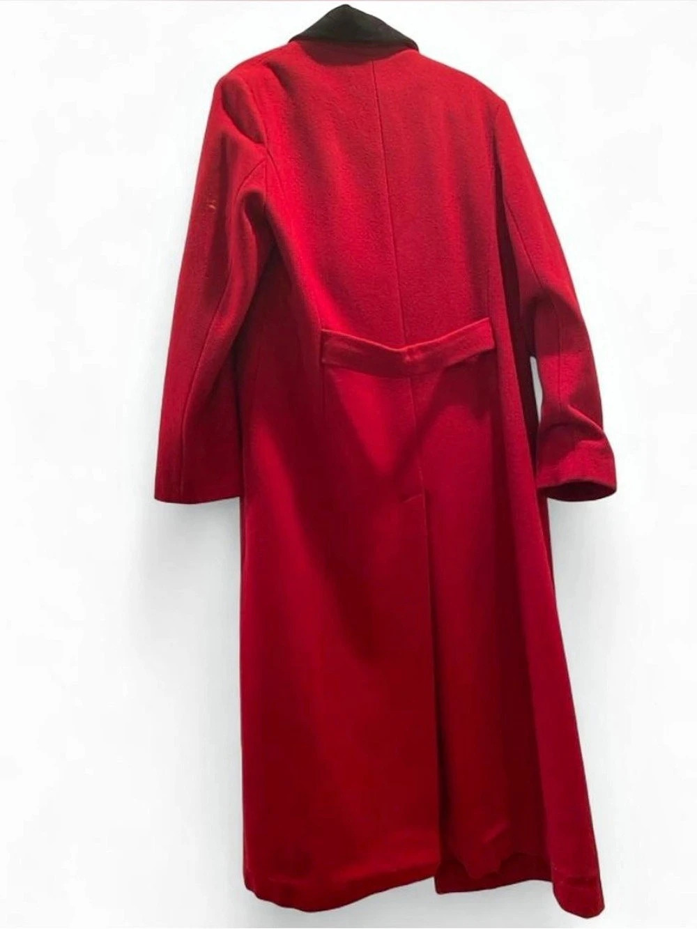 MDP Mario de Pinto Long Red Coat Size 12T Like New - Picture 2 of 5